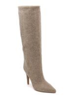 BOTTES BEIGE STRASS – TALON AIGUILLE GLAMOUR – Image 3
