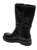BOTTES NOIRES BIKER – DÉTAILS BOUCLES ET POCHETTE – Image 3