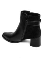 BOTTINES NOIRES À TALON – STYLE ÉLÉGANT ET MODERNE – Image 3