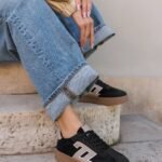 BASKETS FEMME NOIRES CASUAL