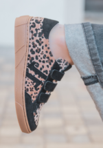 BASKETS FEMME LÉOPARD & NOIR – STYLE TENDANCE – Image 3