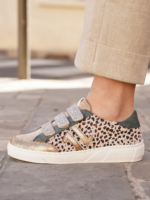 BASKETS FEMME LÉOPARD À SCRATCH – STYLE AUDACIEUX & TENDANCE