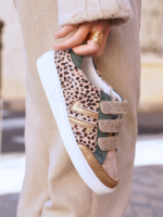 BASKETS FEMME LÉOPARD À SCRATCH – STYLE AUDACIEUX & TENDANCE – Image 3