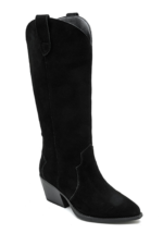 BOTTES COWBOY FEMME NOIRES EN CUIR - TALON 6 CM STYLE WESTERN CHIC – Image 2
