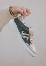 BASKETS FEMME KAKI À SCRATCH – STYLE LUMINEUX & TENDANCE – Image 2