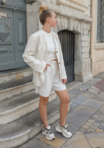 SNEAKERS BLANCHES ET CHOCOLAT – Image 2