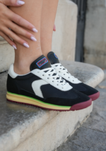 SNEAKERS NOIRES SPORTY CHIC – Image 4