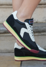 SNEAKERS NOIRES SPORTY CHIC – Image 3