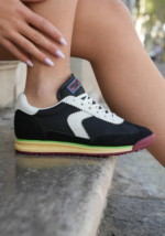 SNEAKERS NOIRES SPORTY CHIC – Image 2
