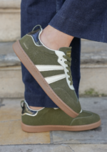 BASKETS VERTES STYLE RETRO CHIC – Image 3