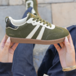 BASKETS VERTES STYLE RETRO CHIC