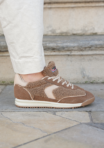 SNEAKERS MARRON FOURRÉES STYLE RÉTRO – Image 3