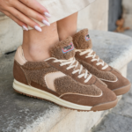 SNEAKERS MARRON FOURRÉES STYLE RÉTRO