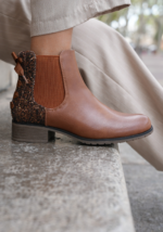 BOTTINES CAMEL GLITTER – TENDANCE & CONFORT – Image 2