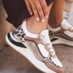 BASKETS FEMME CAMEL & LÉOPARD – STYLE MODERNE & AUDACIEUX