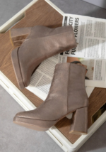 BOTTINES À TALONS MÉTALLISÉES – Image 2