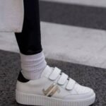 BASKETS FEMME BLANCHES À SCRATCH – STYLE URBAIN CHIC